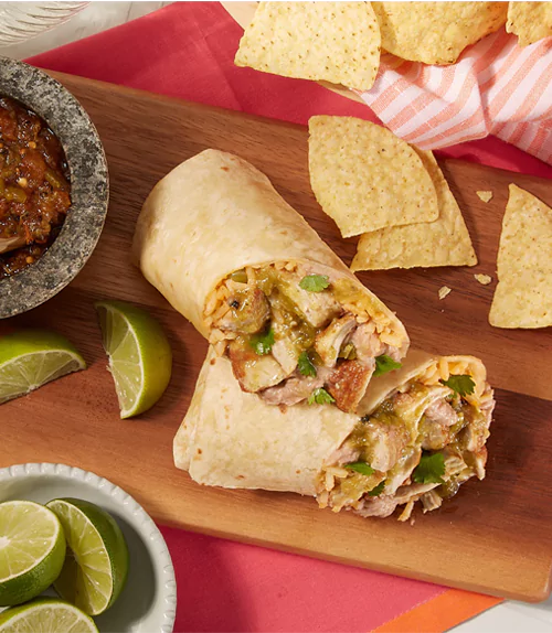 Pork Chile Verde Burrito