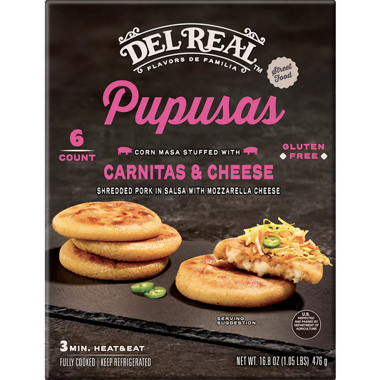 CARNITAS AND CHEESE PUPUSAS