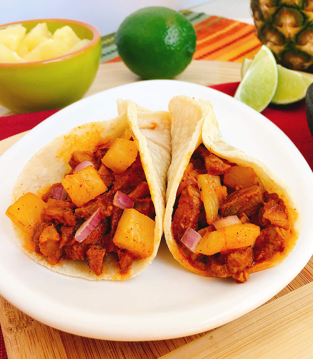 Tacos Al Pastor with Pineapple