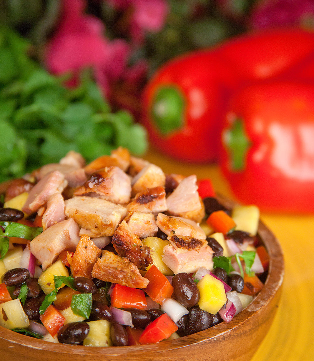 Black Bean & Mango Chicken Salad