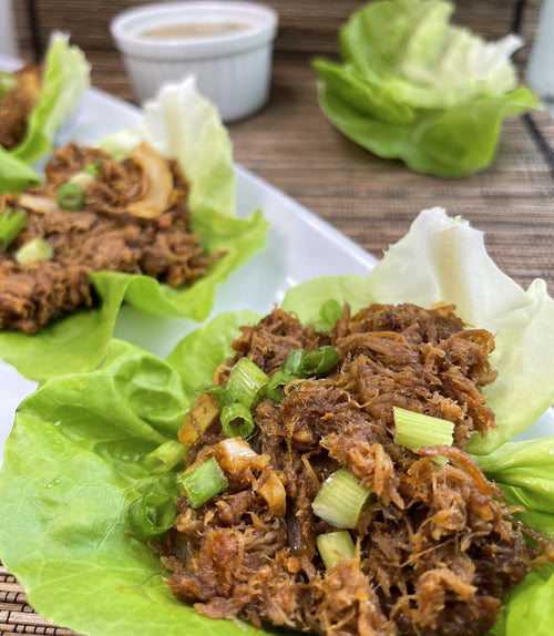 KOREAN PULLED PORK LETTUCE WRAPS