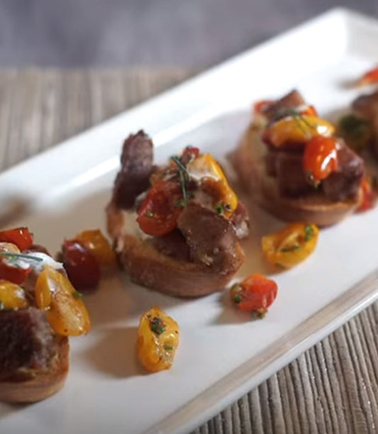 Morisqueta Crostini
