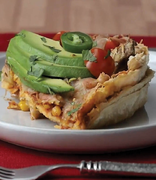 One-Pan Chile Tortilla Bake