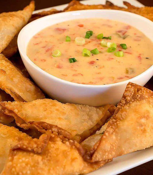 Pollo Fundido Wontons