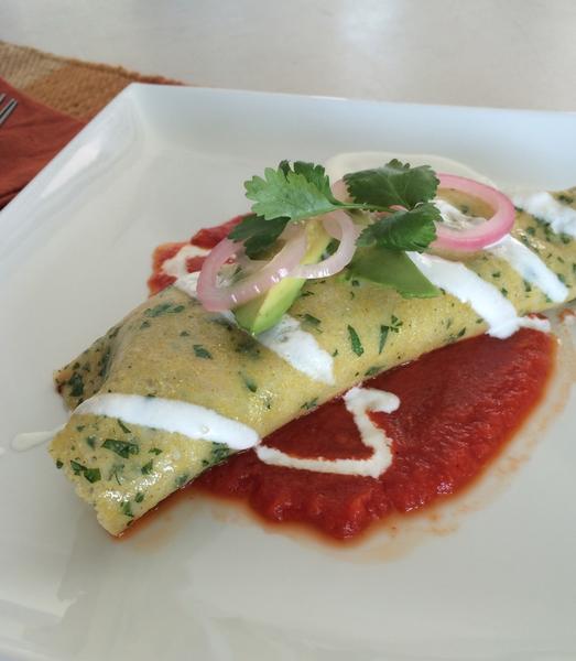 Shredded Beef Crepes