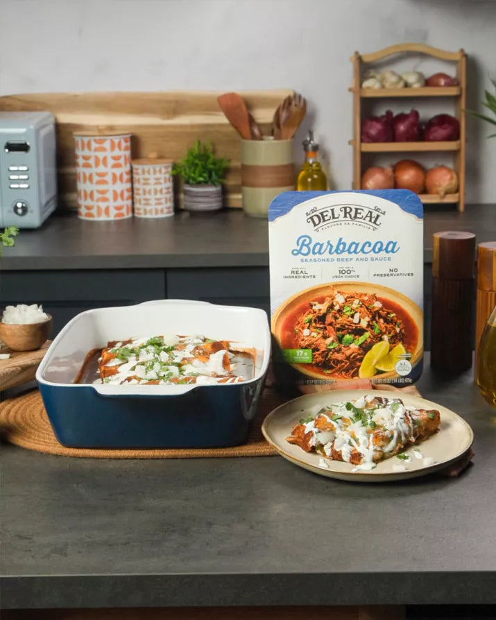 Barbacoa Beef Enchiladas