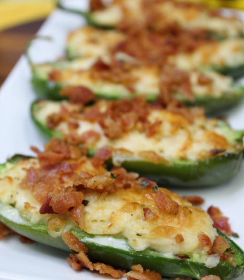 CHICKEN STUFFED JALAPENOS