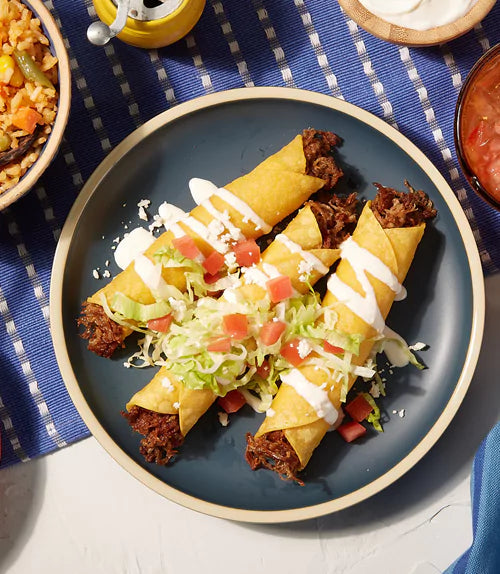 Shredded Beef Taquitos