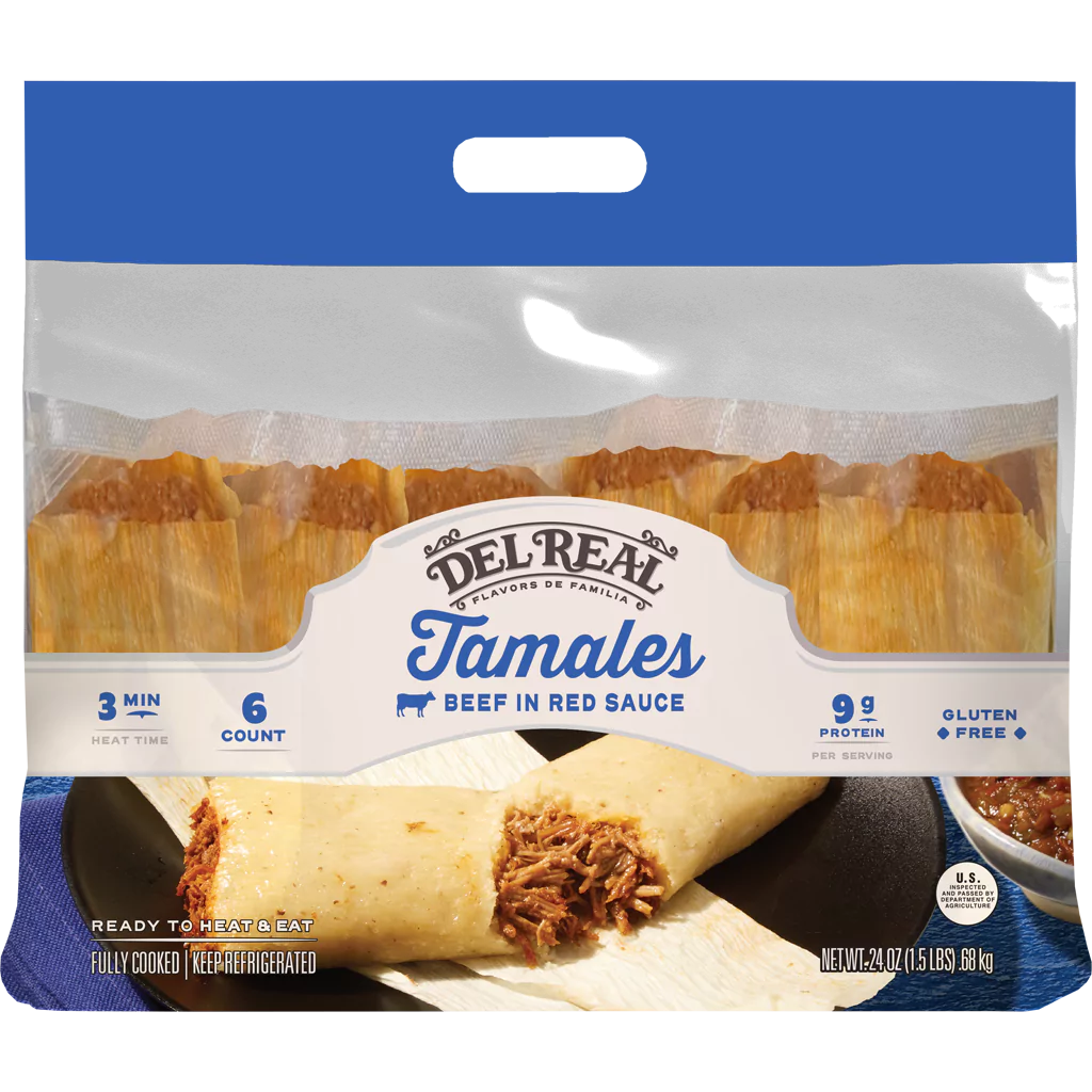 BEEF IN RED SAUCE TAMALES