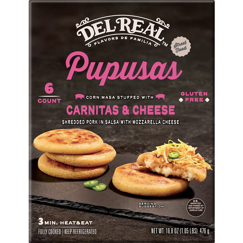 CARNITAS AND CHEESE PUPUSAS