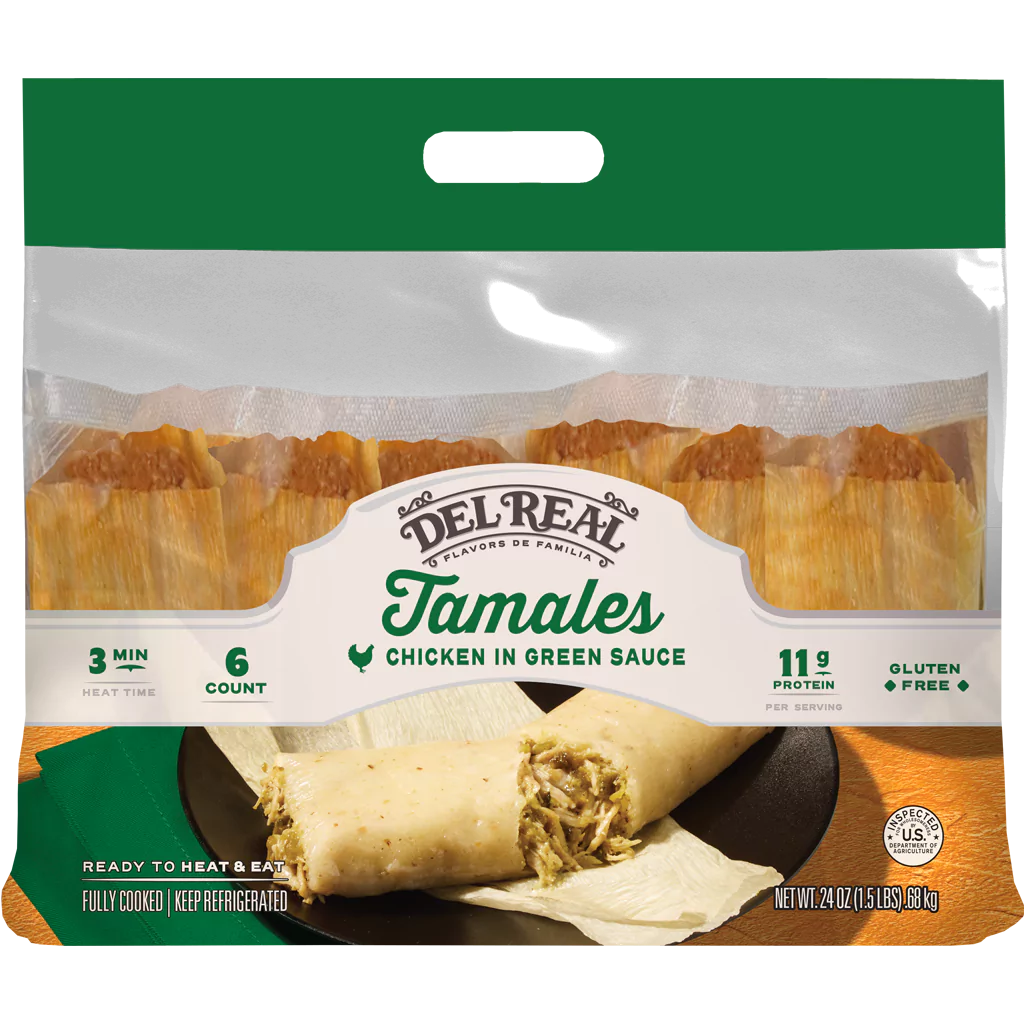 CHICKEN IN GREEN SAUCE TAMALES