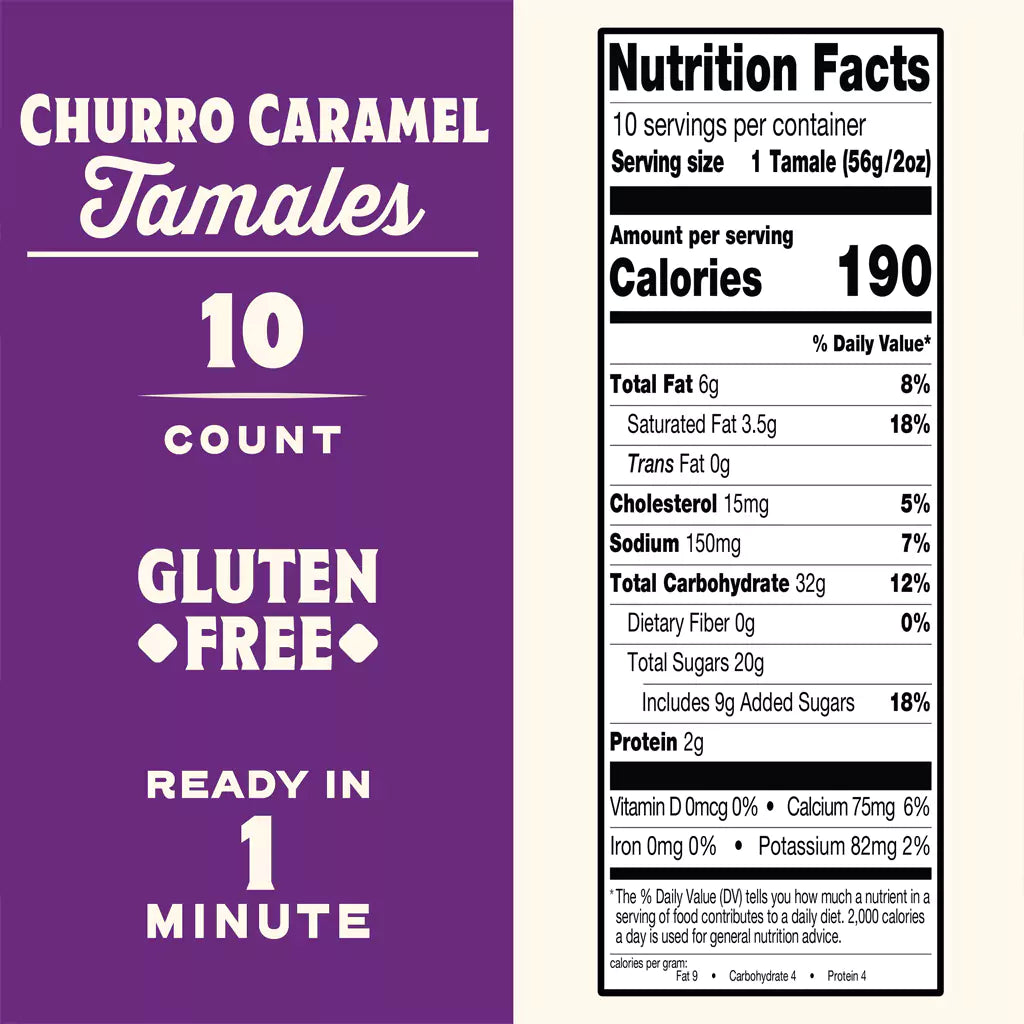 CHURRO CARAMEL TAMALES