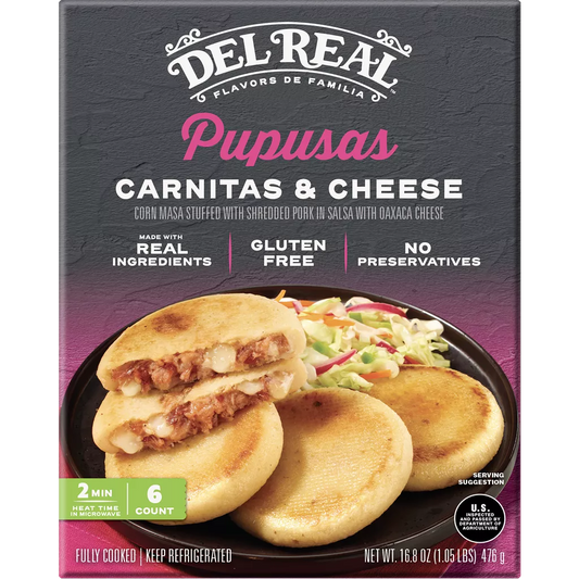 CARNITAS AND CHEESE PUPUSAS